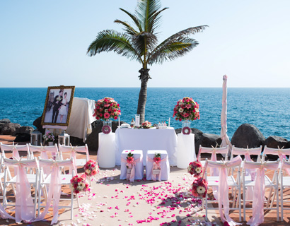 Wedding setup done by Nadine, Adeje, Canary Island