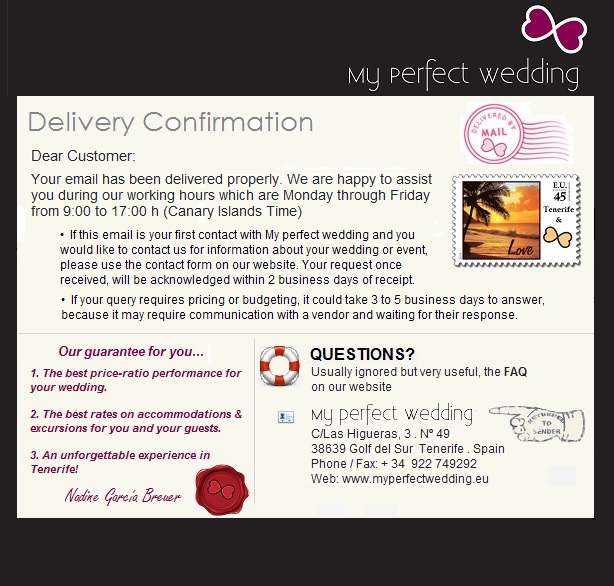 Delivery Confirmation, Click here