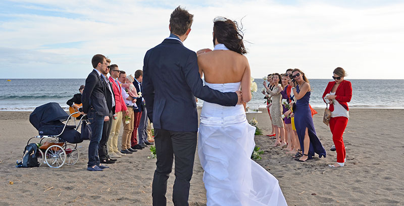 Elegant Beach Wedding In The Canary Islands Tenerife