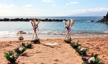 Married on a beach venue in Tenerife
